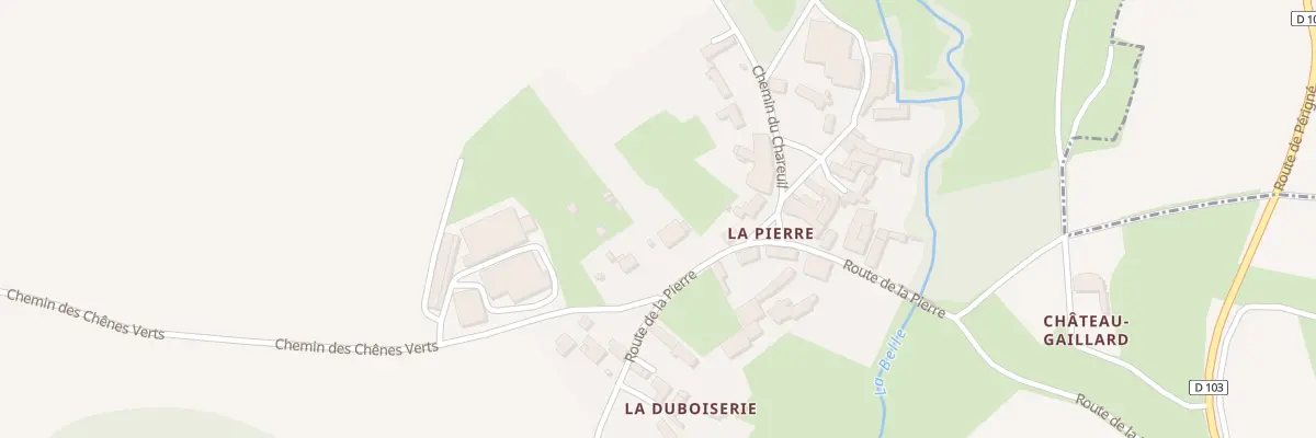 Plan du 41 Rte de la Pierre La Pierre à Périgné
