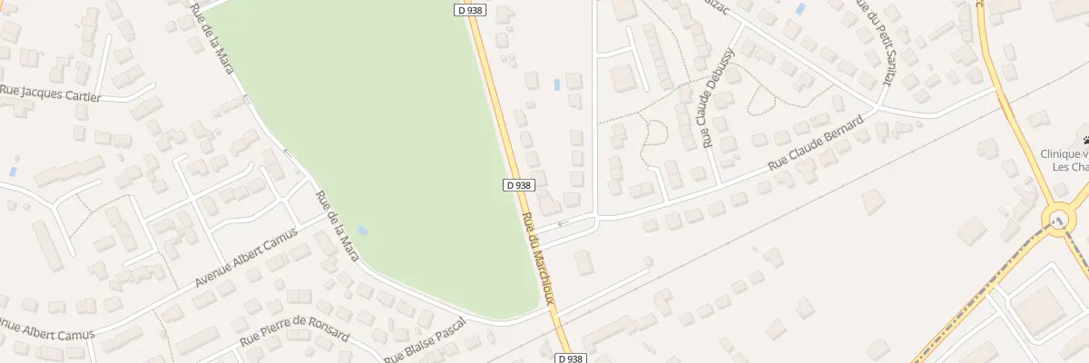 Plan du 101 Rue du Marchioux à Parthenay