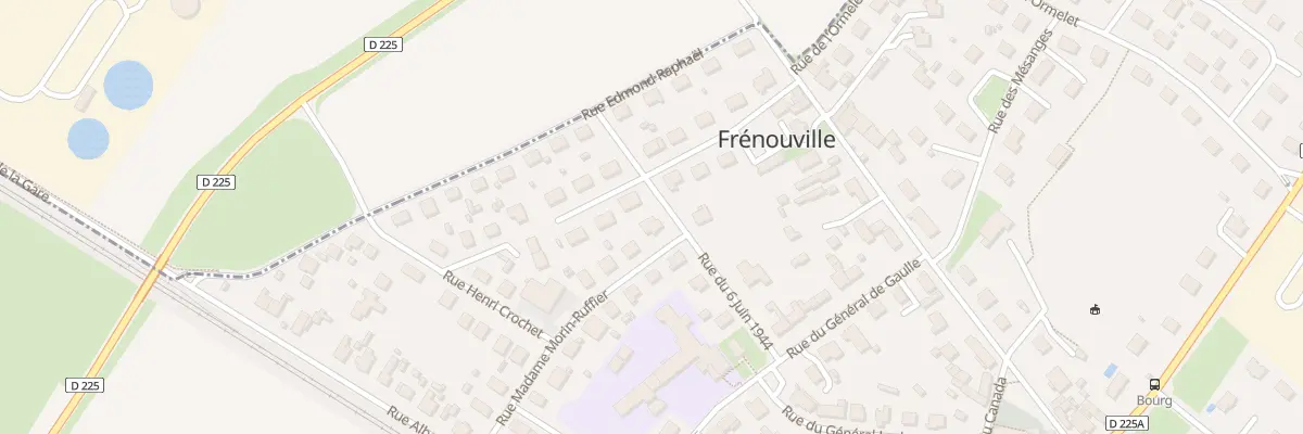 Plan du 5 Rue du Six Juin 1944 à Frénouville