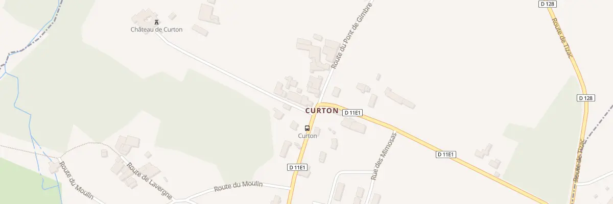 Plan du 14 Curton à Daignac
