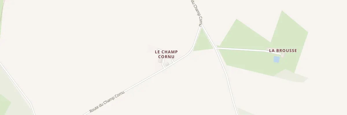 Plan du 1336 Rte de Champ Cornu à Lignières-Orgères