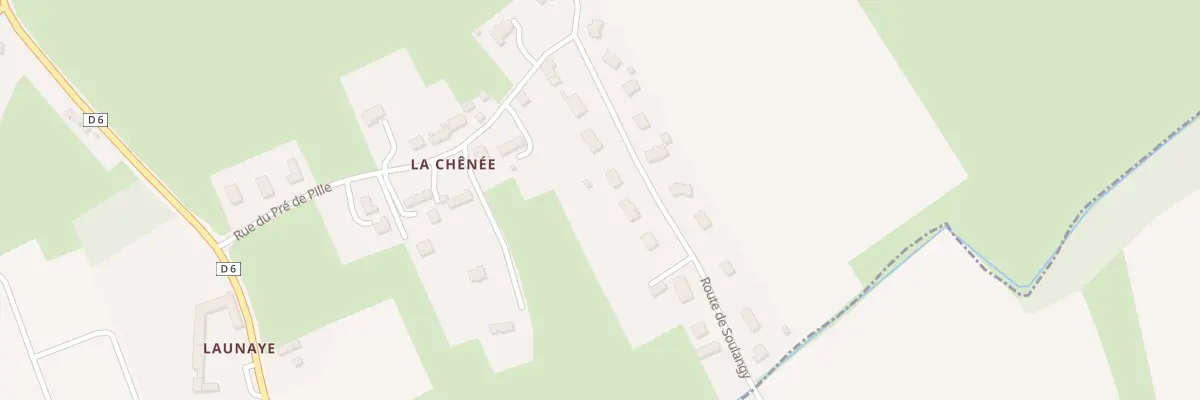 Plan du 6 Rte de Soulangy à Villers-Canivet