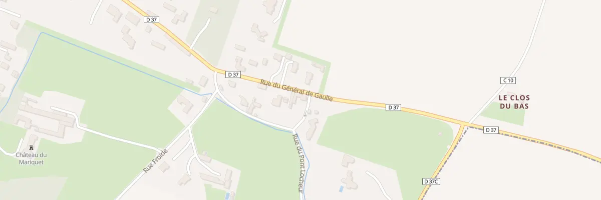 Plan du 20 Rue du Général de Gaulle à Ranville