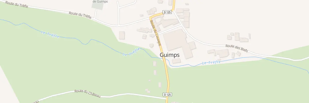 Plan du 84 Rte du Couvent à Guimps