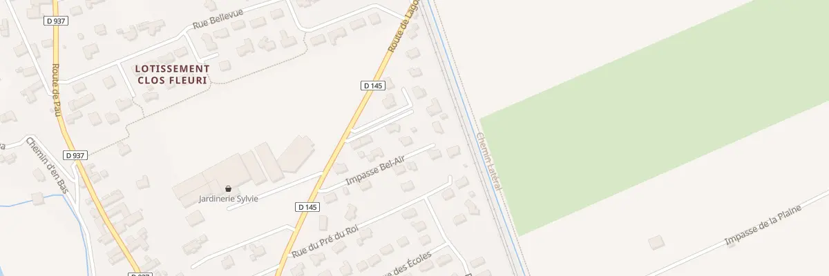 Plan du 5 Imp Bel-Air à Mirepeix