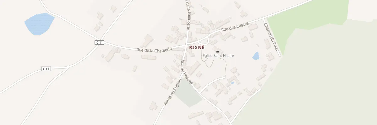 Plan du 3 Rue du Prieure Rigne à Thouars