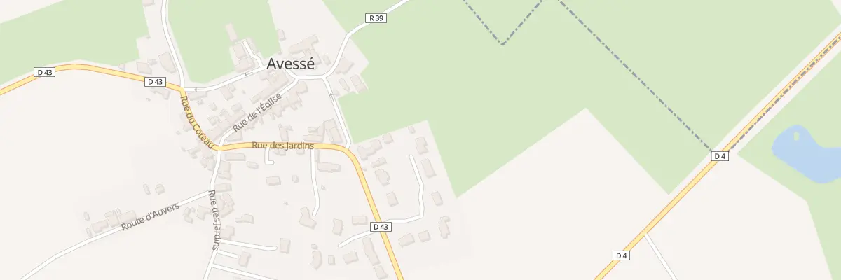Plan du 12 Rue de la Ferronnerie à Avessé