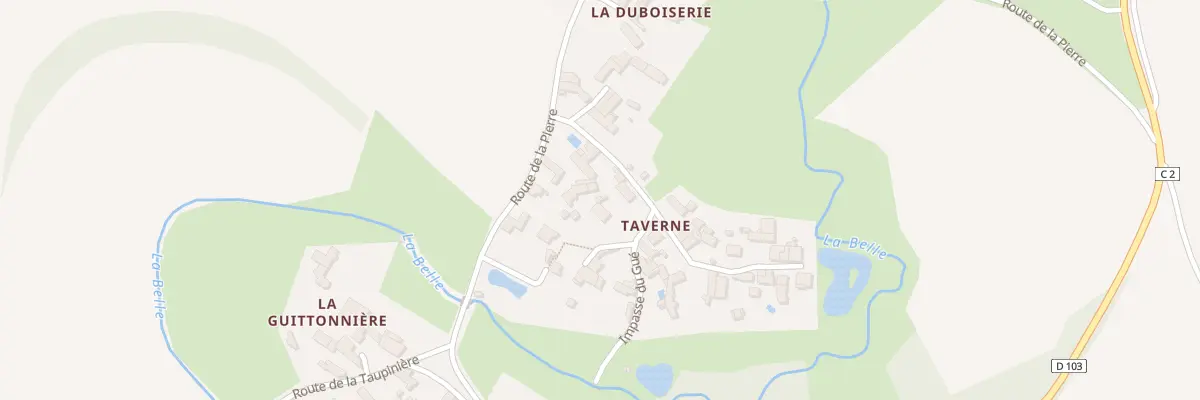 Plan du 2 Imp de Taverne Taverne à Périgné