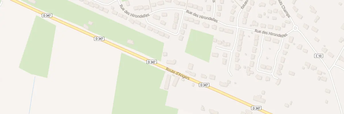 Plan du 25 Rte d’Angers à Beaufort-en-Anjou