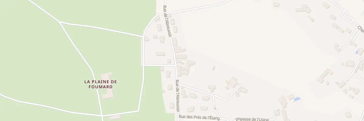 Plan du 13 Rue de l’Abreuvoir La Brousse à Azay-le-Brûlé