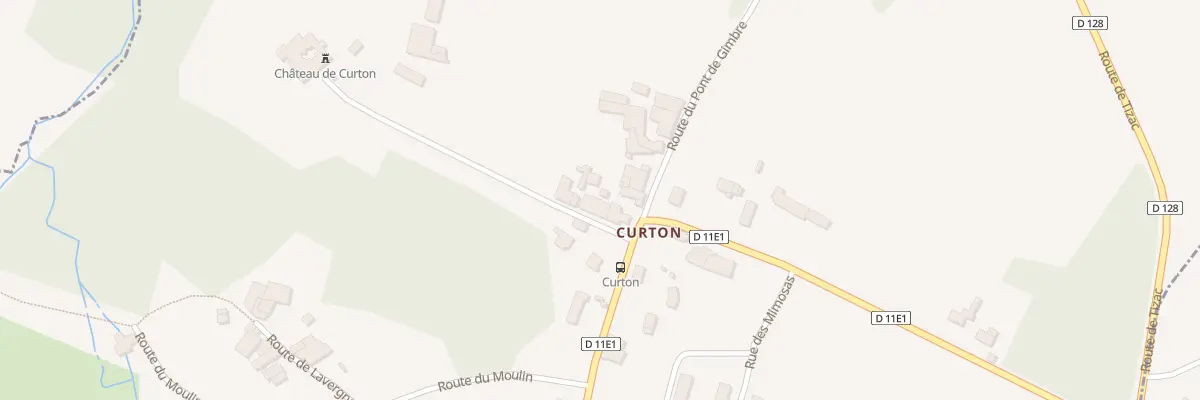 Plan du 54 Curton à Daignac