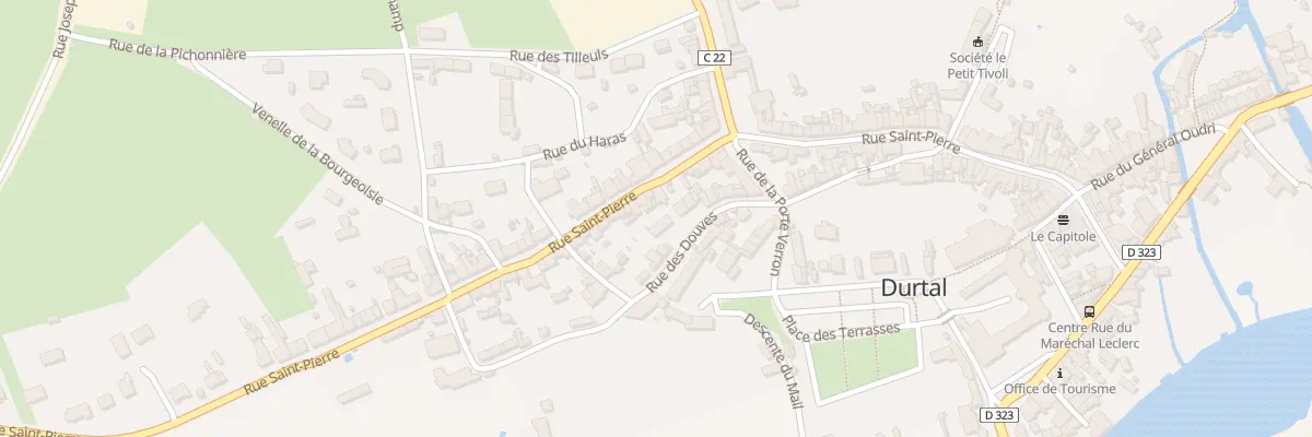Plan du 65 Rue Saint-Pierre à Durtal