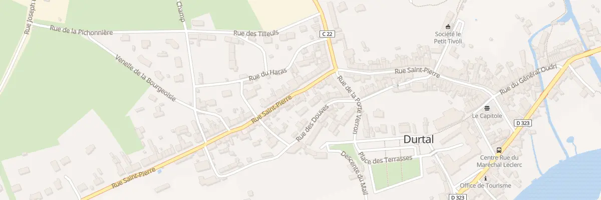 Plan du 63 Rue Saint-Pierre à Durtal
