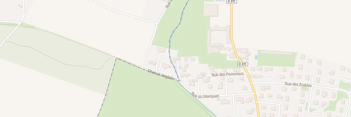 Plan du 57 Rue du Mariquet à Hérouvillette