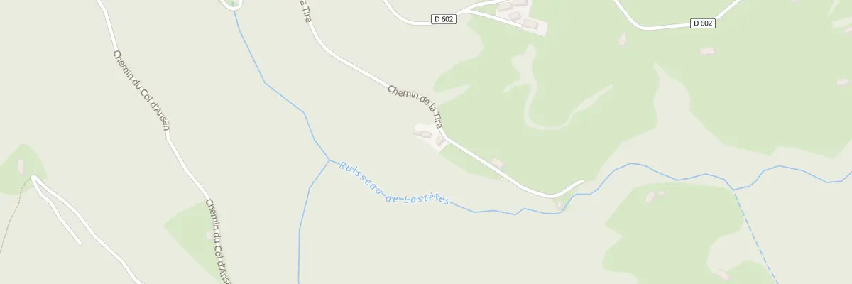 Plan du 31 Rte du Col des Spandelles à Ferrières