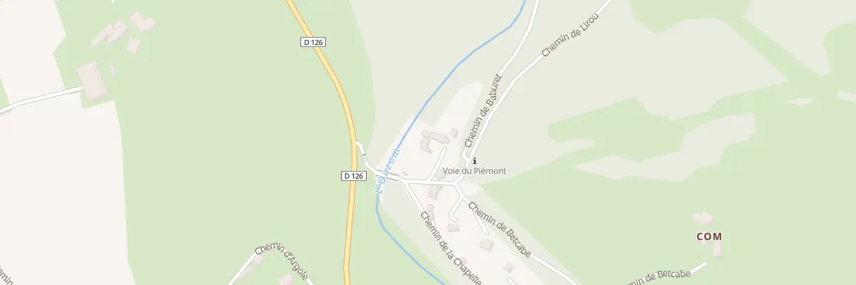 Plan du 1 Che du Pont Latapie à Asson