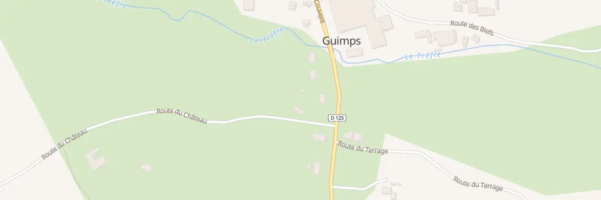 Plan du 66 Rte du Château à Guimps