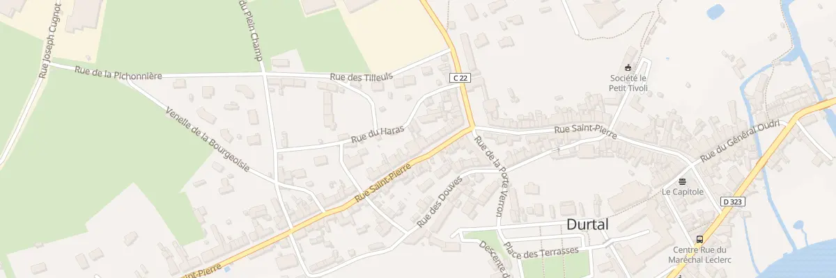Plan du 72 Rue Saint-Pierre à Durtal