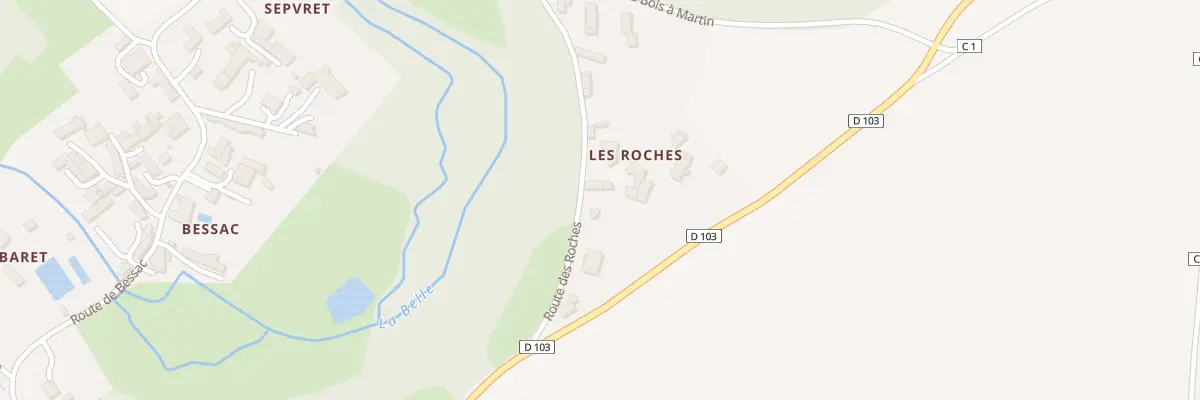 Plan du 12 Rte des Roches La Taupiniere à Périgné
