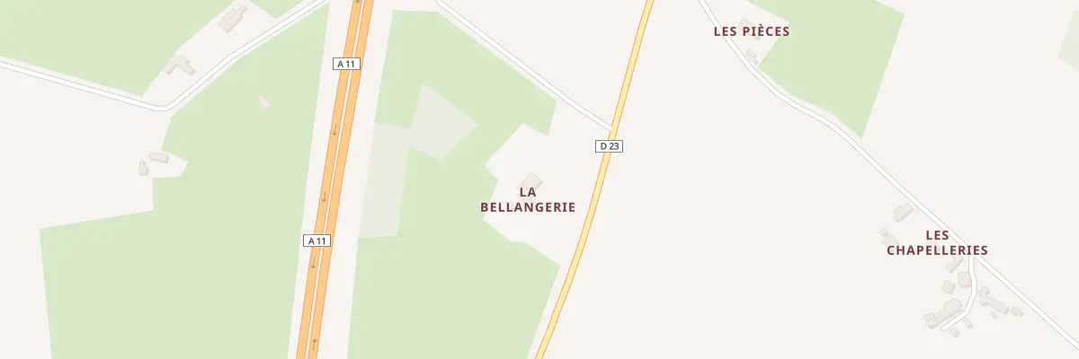 Plan du 322 La Bellangerie à La Chapelle-d’Aligné