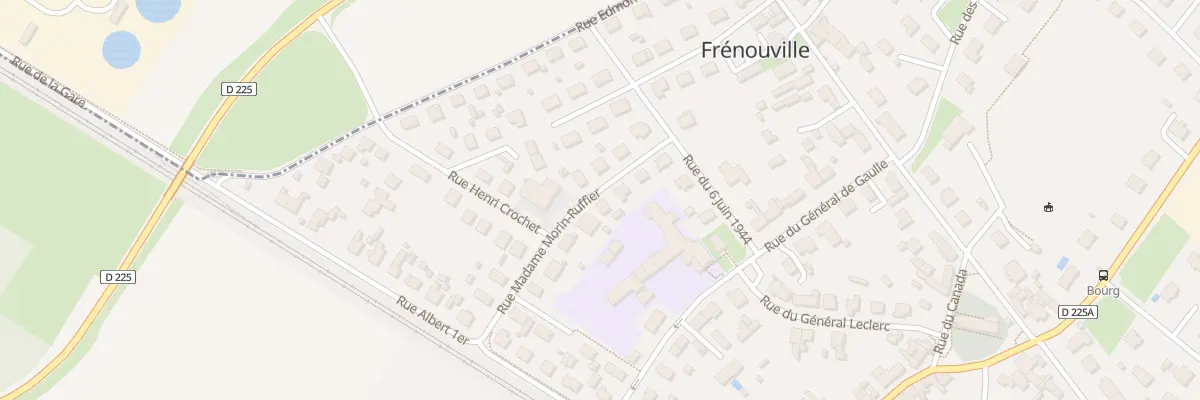 Plan du 12 Rue Madame Morin Ruffier à Frénouville