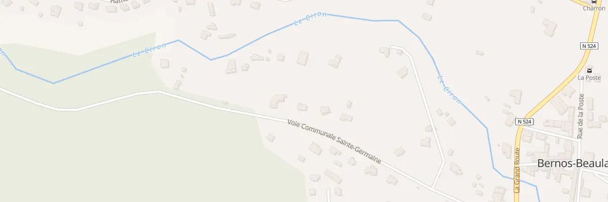 Plan du 18 Vc Sainte Germaine à Bernos-Beaulac