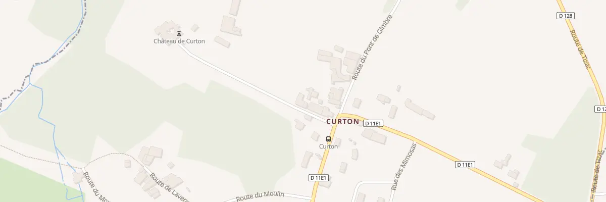 Plan du 113 Curton à Daignac