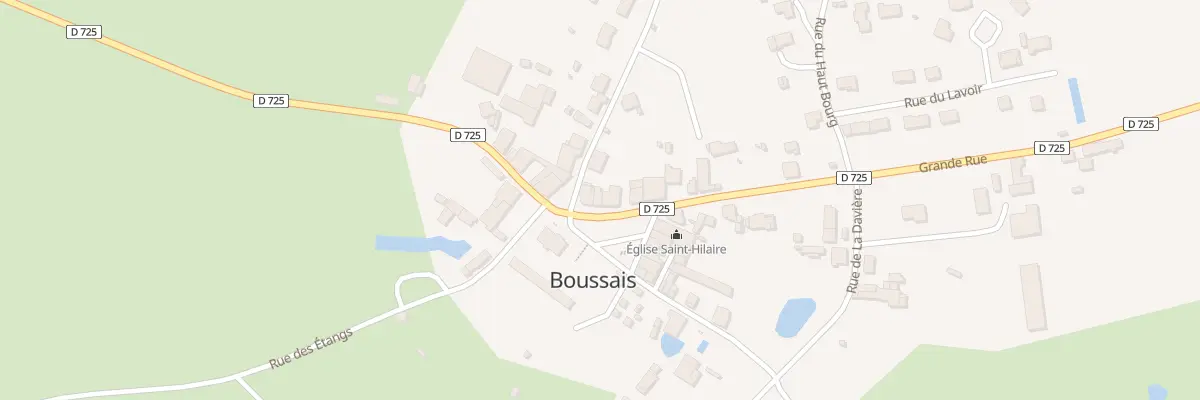Plan du 11 Grande Rue à Boussais