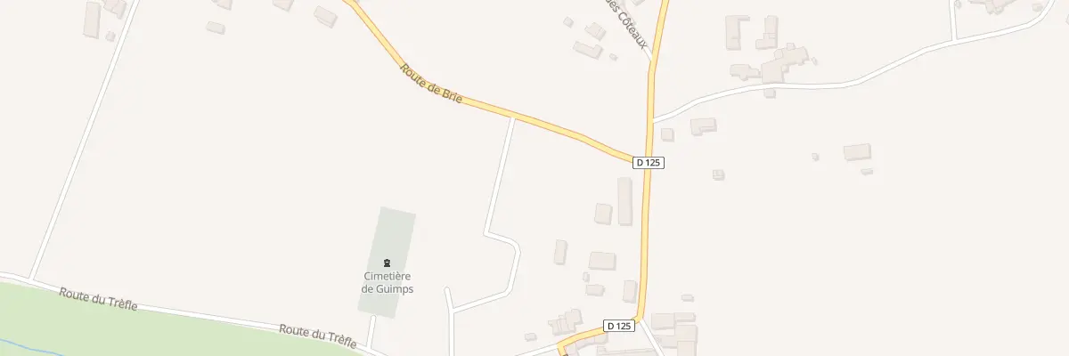 Plan du 260 All des Mésanges à Guimps