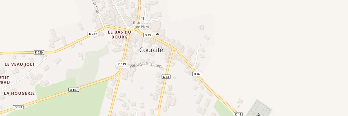 Plan du 3 Rue du Stade à Courcité