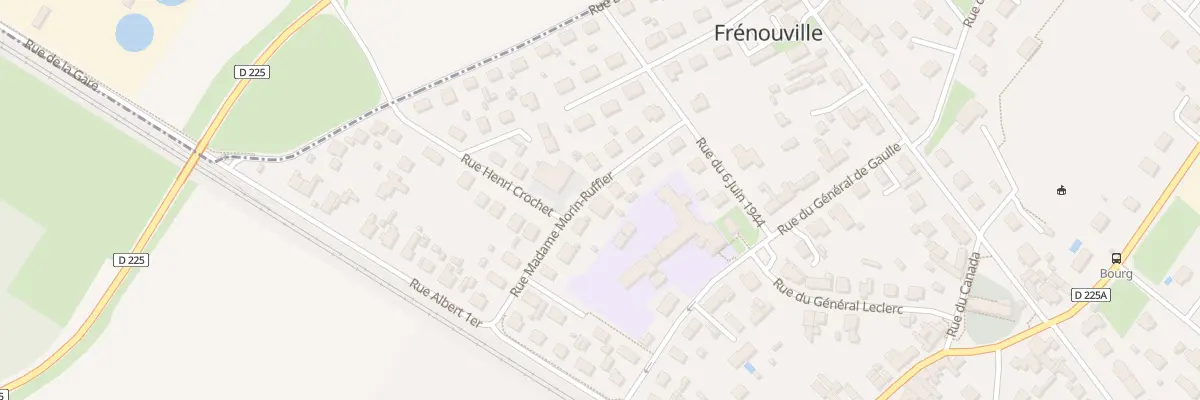 Plan du 10 Rue Madame Morin Ruffier à Frénouville
