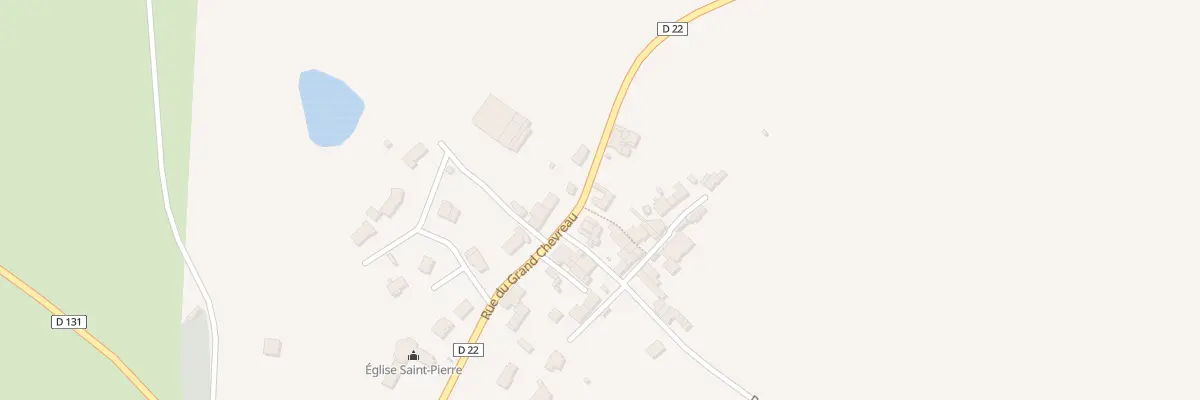 Plan du 28 Rue du Grand Chevreau à Vouhé