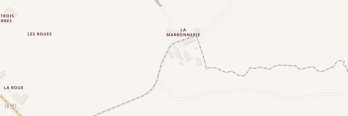 Plan du 38 Rte de la Marronnerie à Saint-Eugène