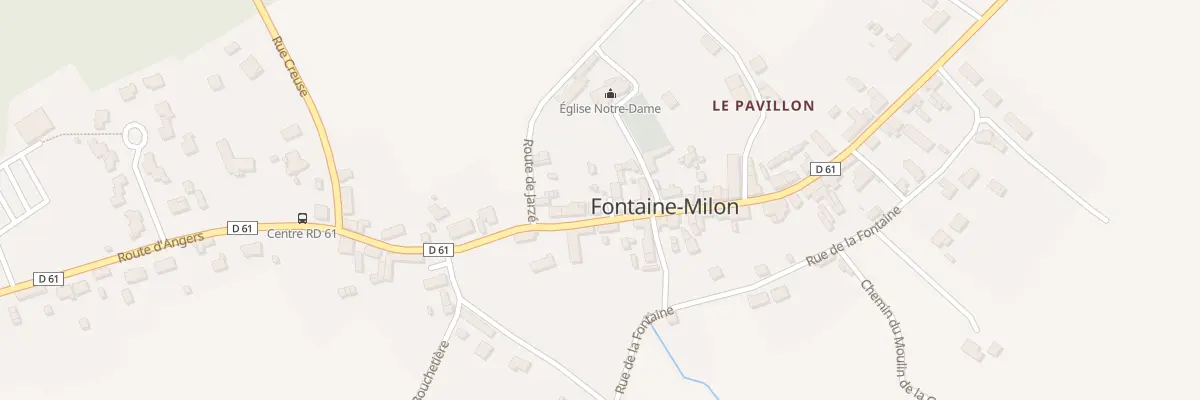 Plan du 34 Rue David d’Angers à Mazé-Milon