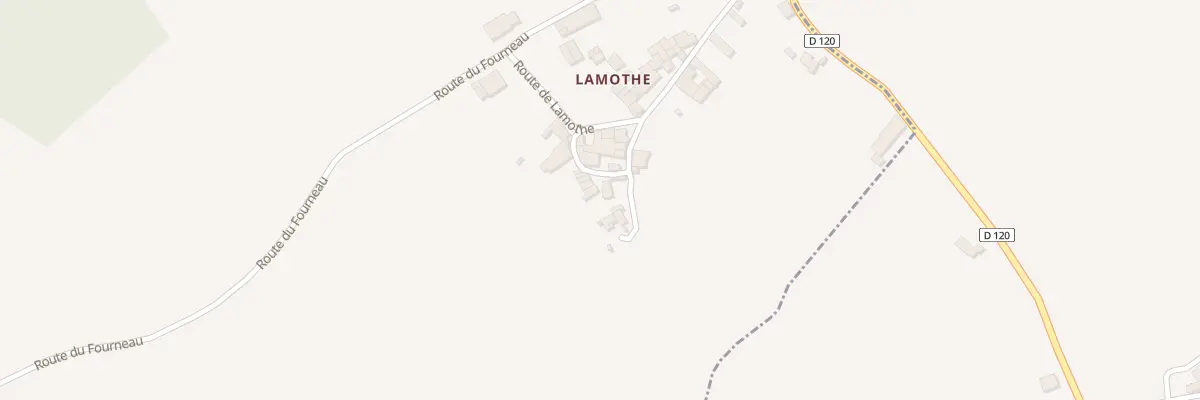 Plan du 8 Lamothe à Gabarnac