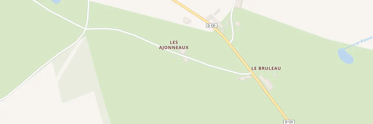 Plan du 5144A Les Ajonneaux à Vouhé