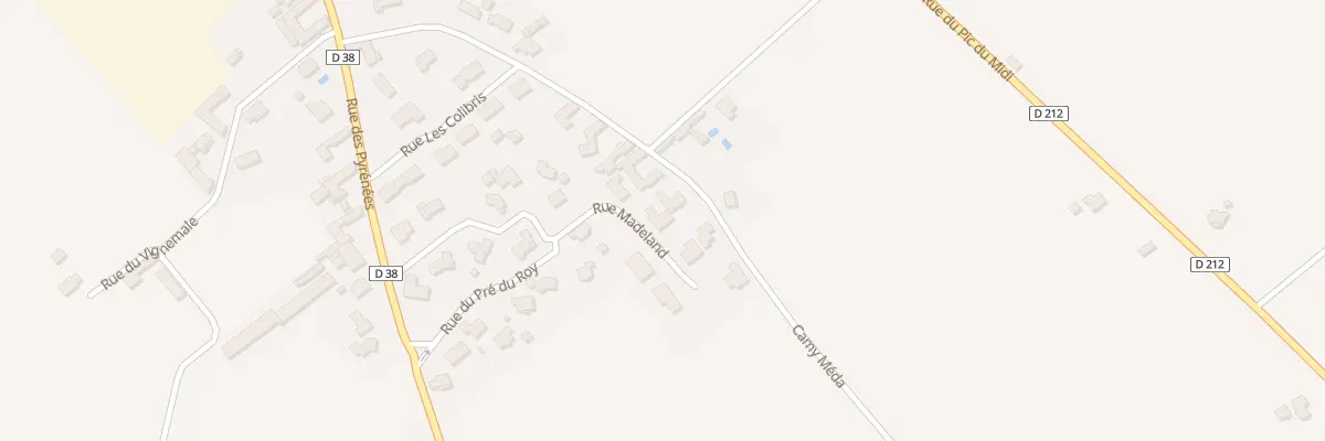 Plan du 8 Rue Madeland à Angaïs