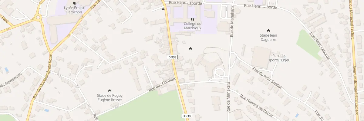 Plan du 55 Rue du Marchioux à Parthenay