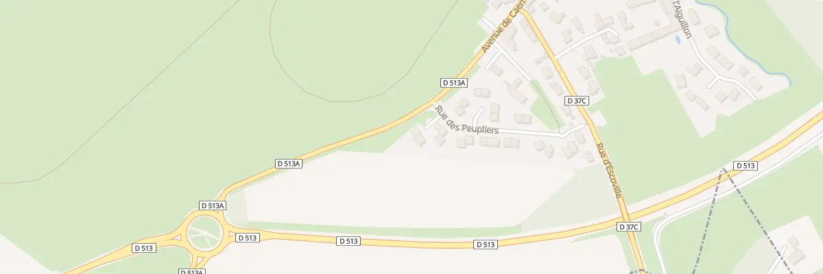 Plan du 2 Rue des Peupliers à Hérouvillette
