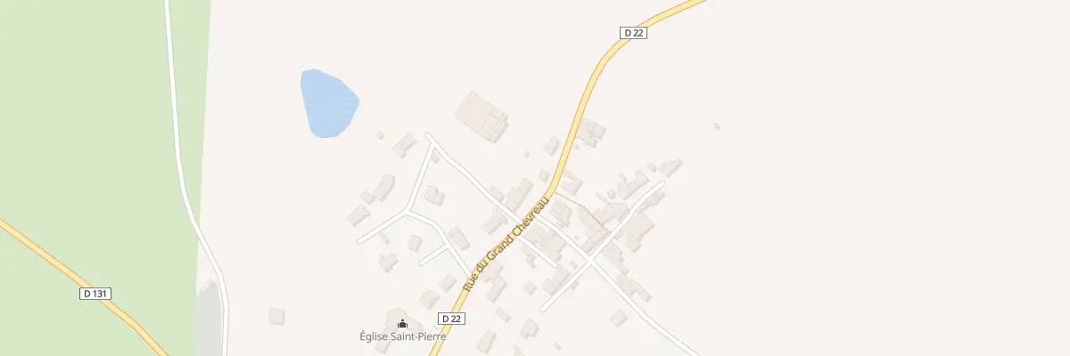 Plan du 13 Rue du Grand Chevreau à Vouhé