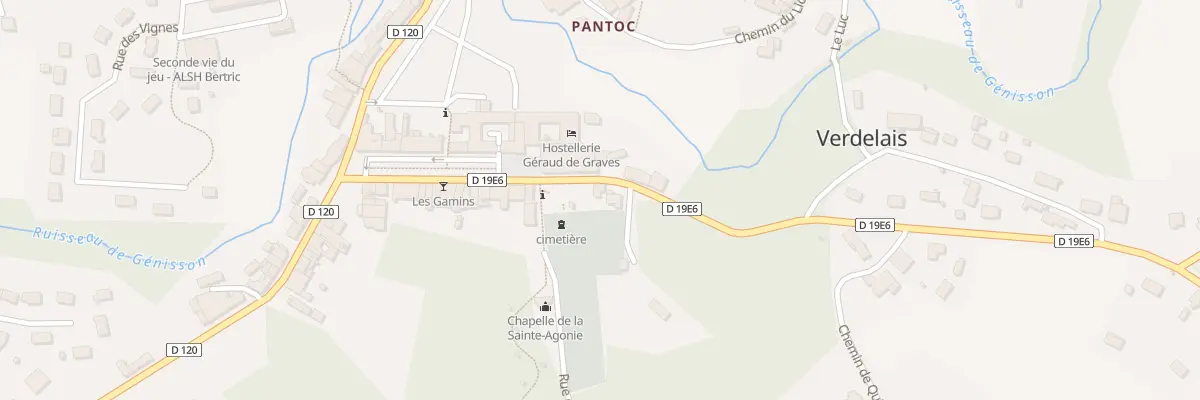 Plan du 4 Le Bourg à Verdelais