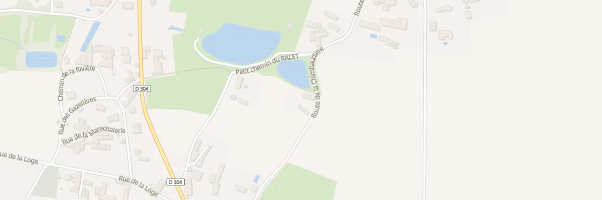 Plan du 38 Rte de la Chimbaudiere à Aigondigné