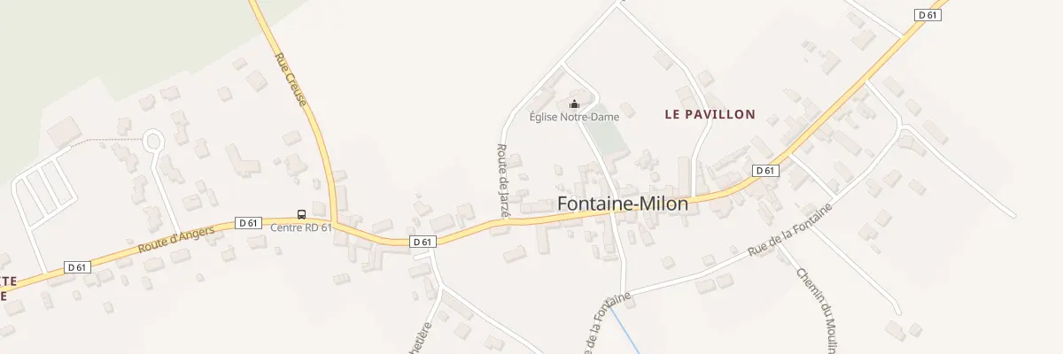 Plan du 4 Rte de Jarzé à Mazé-Milon
