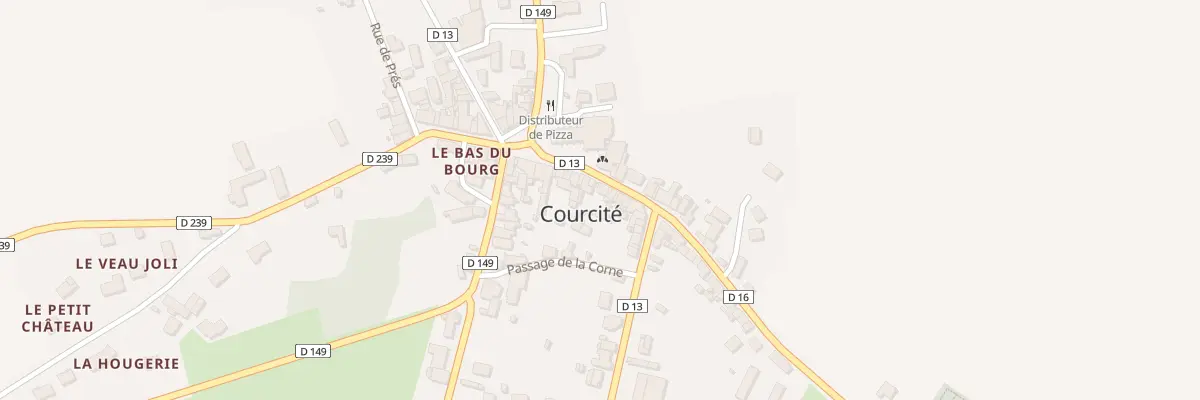Plan du 6 Rue du Mans à Courcité