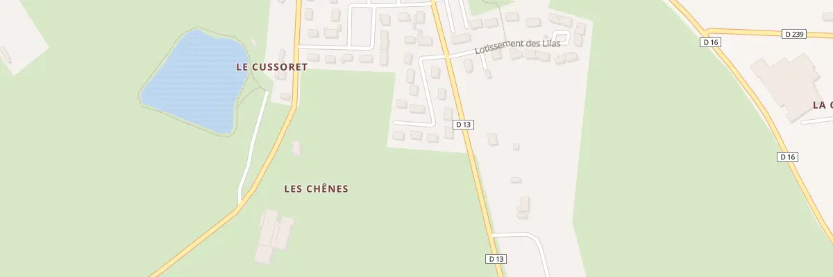 Plan du 39 Lotissement des Tilleuls à Courcité
