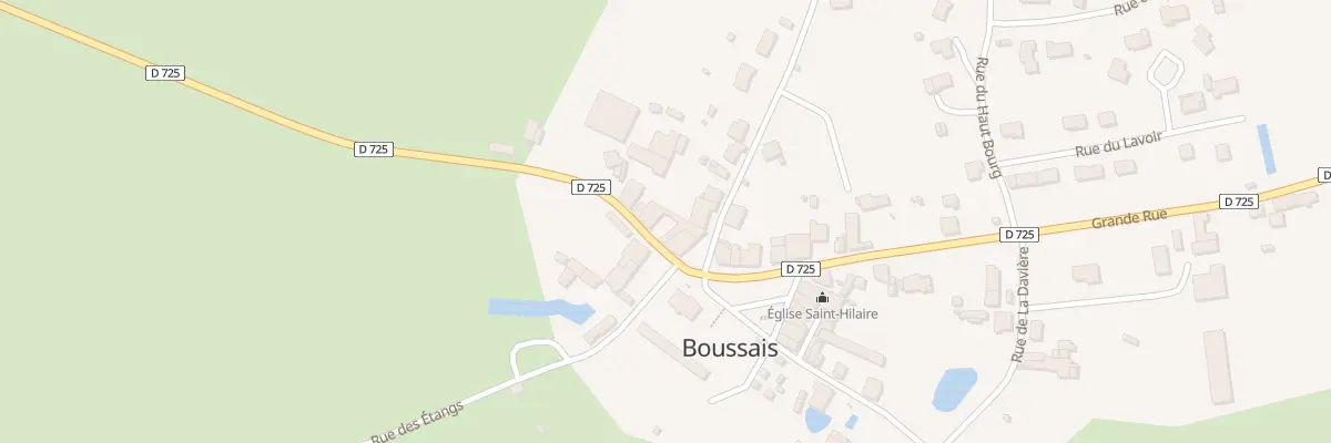 Plan du 5063 Les Ouches A Tretous à Boussais