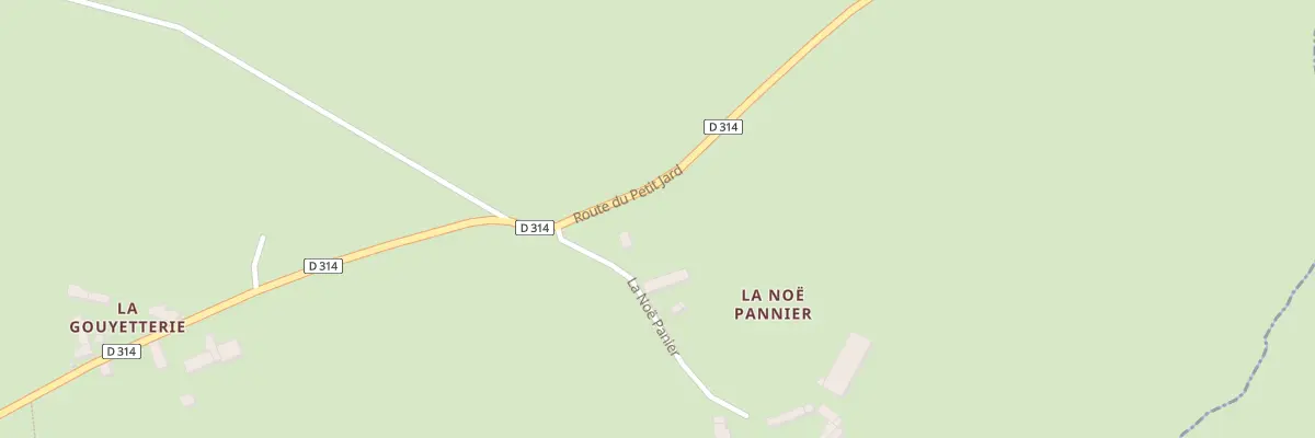 Plan du 1 Imp de la Noë Panier à Saint-Patrice-du-Désert