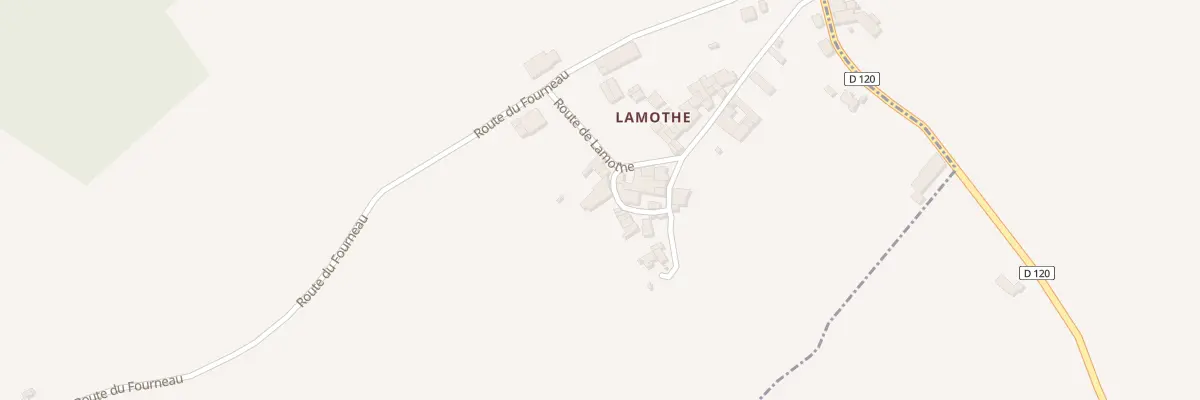 Plan du 6 Lamothe à Gabarnac