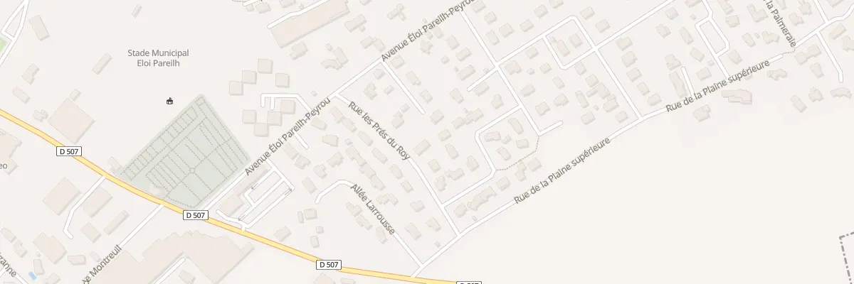 Plan du 1 Rue du Pres du Roi à Nay