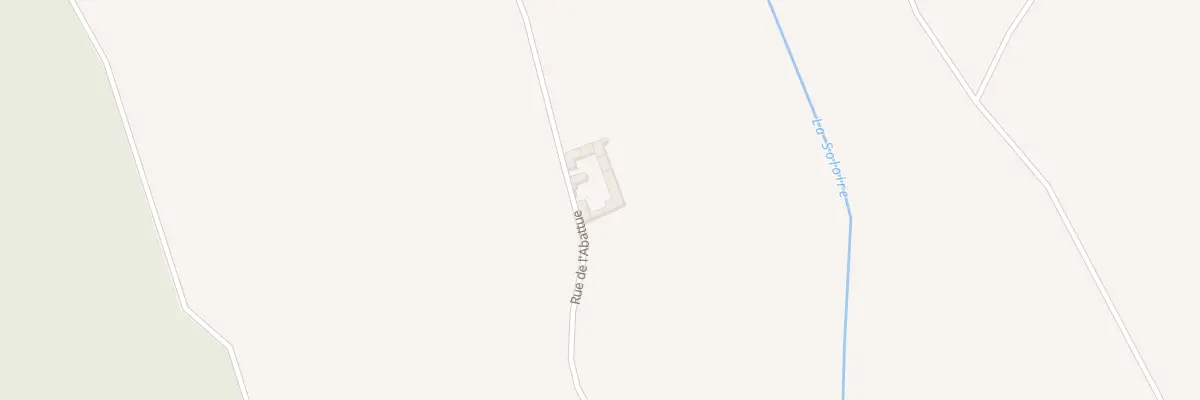 Plan du 2 Rue de l’Abattue à Sainte-Sévère